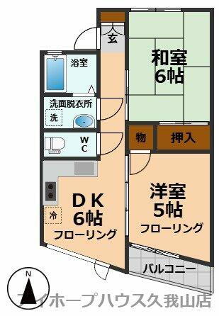 東京都三鷹市牟礼６丁目 三鷹台駅 2DK アパート 賃貸物件詳細