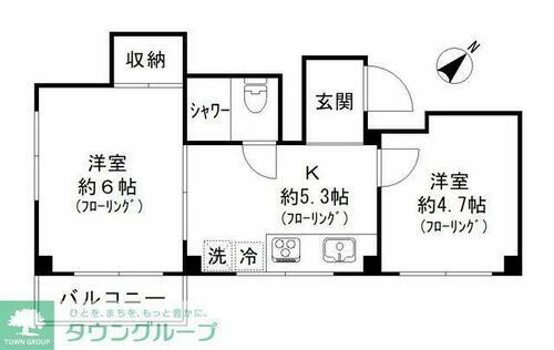 東京都大田区南蒲田１丁目 京急蒲田駅 2K マンション 賃貸物件詳細