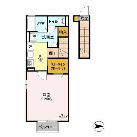 千葉県鎌ケ谷市新鎌ケ谷１丁目 新鎌ケ谷駅 1K アパート 賃貸物件詳細