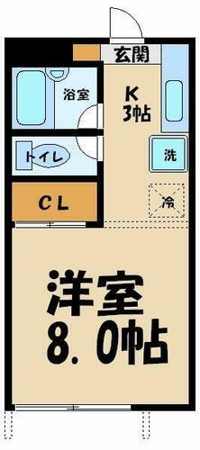 東京都調布市西つつじケ丘１丁目 つつじヶ丘駅 1K アパート 賃貸物件詳細