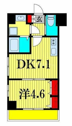 ステイビルＩＩ 5階 1DK 賃貸物件詳細
