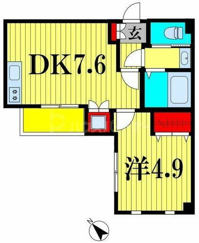 ステイビルＩＩ 6階 1DK 賃貸物件詳細