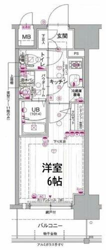 エスリード難波ザ・アーク 11階 1K 賃貸物件詳細