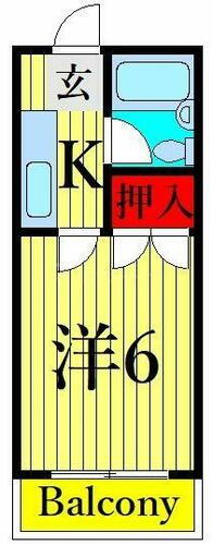 東京都江戸川区中葛西８丁目 葛西駅 1K アパート 賃貸物件詳細