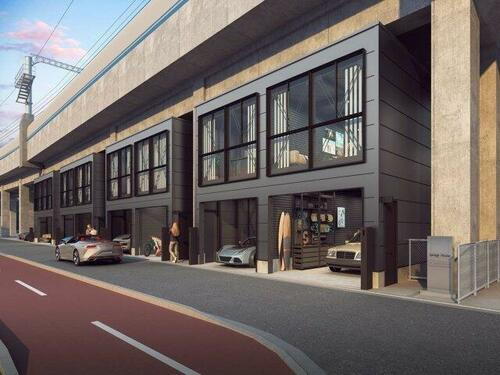 （仮称）東灘高架下ガレージハウス