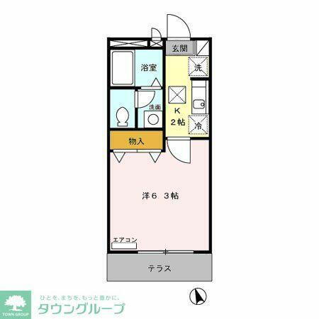 東京都小平市上水新町３丁目 鷹の台駅 1K アパート 賃貸物件詳細