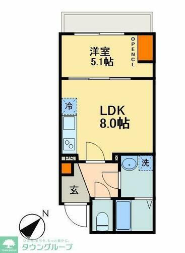 千葉県鎌ケ谷市道野辺本町１丁目 鎌ケ谷駅 1LDK アパート 賃貸物件詳細
