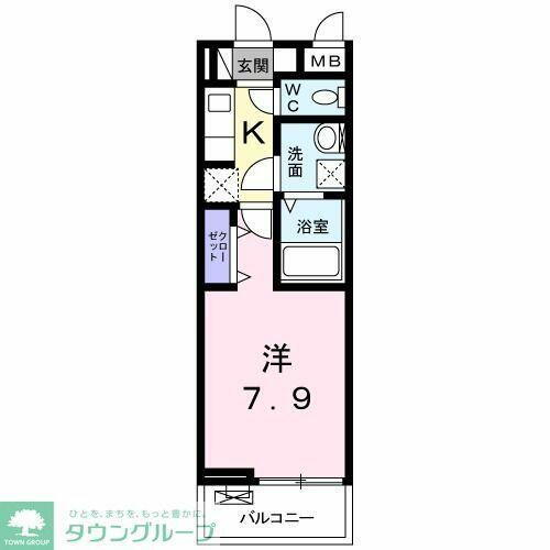 神奈川県海老名市中野２丁目 門沢橋駅 1K アパート 賃貸物件詳細