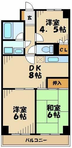 神奈川県横浜市都筑区荏田東１丁目 センター南駅 3DK マンション 賃貸物件詳細