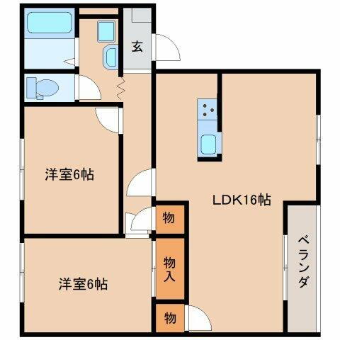 奈良県香芝市真美ヶ丘２丁目 五位堂駅 2LDK アパート 賃貸物件詳細