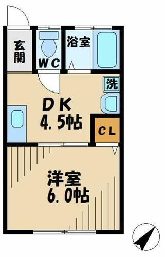 東京都日野市大字新井 高幡不動駅 1DK アパート 賃貸物件詳細