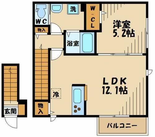東京都府中市西府町３丁目 西府駅 1LDK アパート 賃貸物件詳細