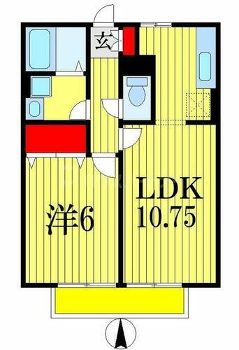 千葉県船橋市西船２丁目 西船橋駅 1LDK アパート 賃貸物件詳細