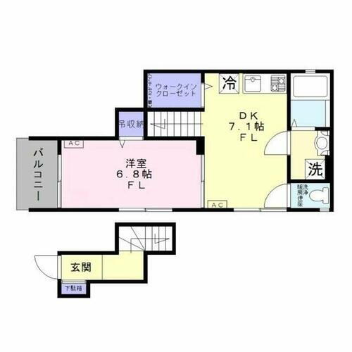 プレメゾン 2階 1DK 賃貸物件詳細