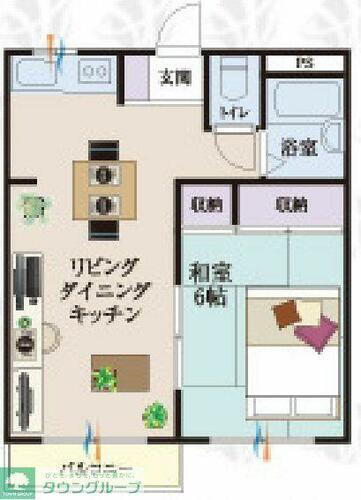 埼玉県坂戸市南町 坂戸駅 1LDK マンション 賃貸物件詳細