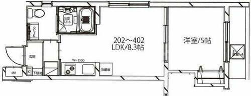 カーサフェリーチェ神谷 3階 1LDK 賃貸物件詳細