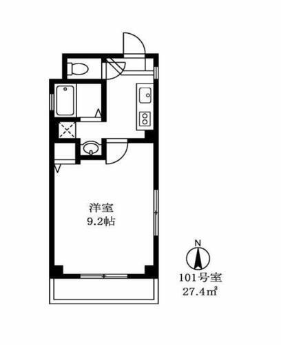 東京都目黒区目黒本町６丁目 西小山駅 1K マンション 賃貸物件詳細