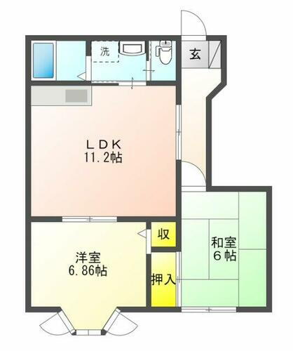 岐阜県岐阜市南蝉２丁目 名鉄岐阜駅 2LDK アパート 賃貸物件詳細