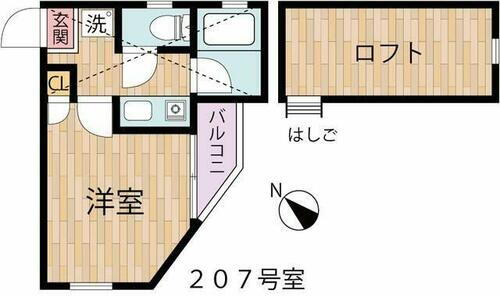 神奈川県横浜市鶴見区岸谷２丁目 生麦駅 1K アパート 賃貸物件詳細