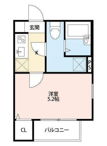 神奈川県川崎市幸区幸町３丁目 川崎駅 1K アパート 賃貸物件詳細