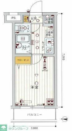 東京都練馬区中村南１丁目 都立家政駅 1K マンション 賃貸物件詳細