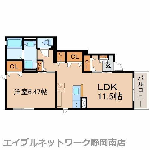 静岡県焼津市田尻北 焼津駅 1LDK アパート 賃貸物件詳細