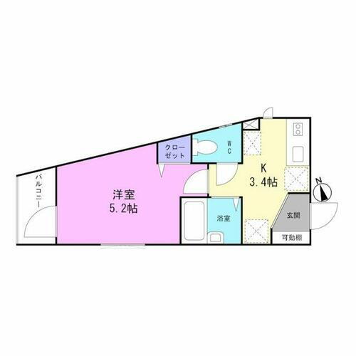 千葉県市川市稲荷木３丁目 本八幡駅 1K アパート 賃貸物件詳細