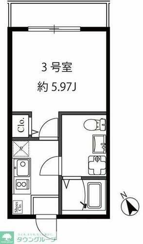 神奈川県横浜市旭区白根３丁目 鶴ケ峰駅 1K アパート 賃貸物件詳細