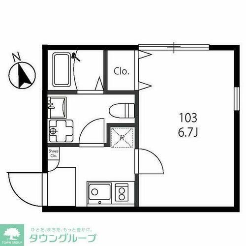 神奈川県横浜市旭区さちが丘 二俣川駅 1K アパート 賃貸物件詳細