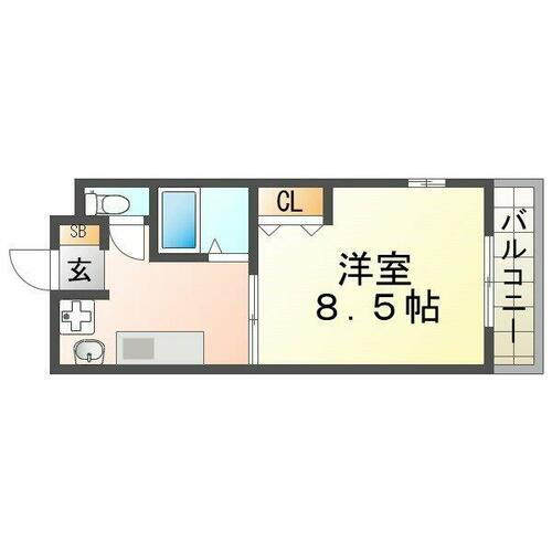 兵庫県尼崎市立花町２丁目 立花駅 1K マンション 賃貸物件詳細