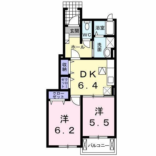 長野県長野市西和田１丁目 長野駅 2DK アパート 賃貸物件詳細