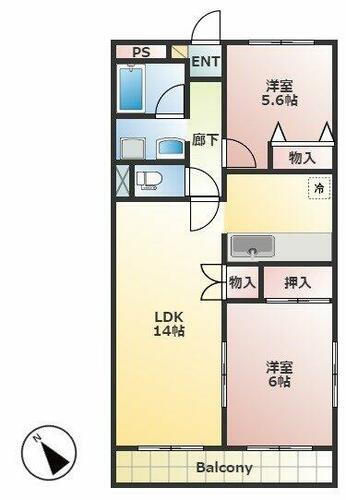 埼玉県所沢市緑町３丁目 新所沢駅 2LDK マンション 賃貸物件詳細