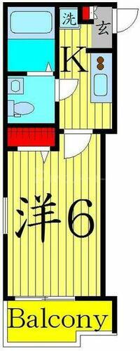 東京都足立区南花畑３丁目 六町駅 1K アパート 賃貸物件詳細