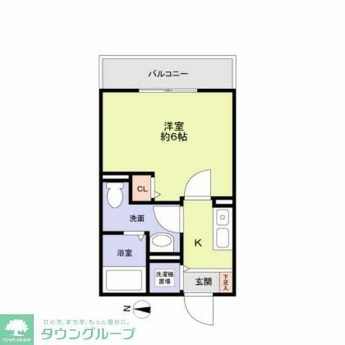 神奈川県横浜市港北区綱島西４丁目 綱島駅 1K アパート 賃貸物件詳細