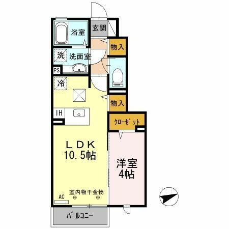 東京都調布市下石原１丁目 調布駅 1LDK アパート 賃貸物件詳細