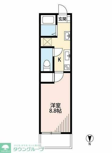 東京都足立区六町１丁目 六町駅 1K アパート 賃貸物件詳細