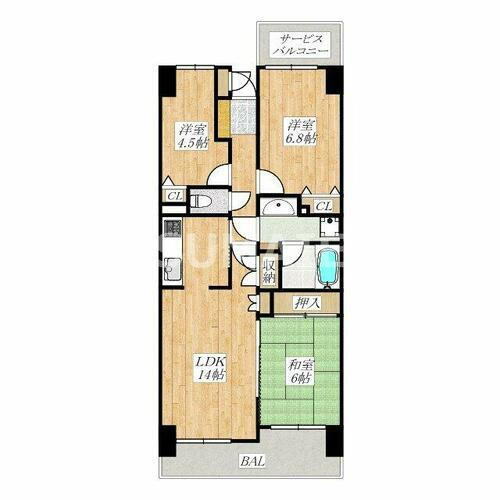 東京都江戸川区中央１丁目 賃貸マンション