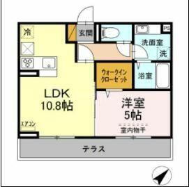 千葉県流山市おおたかの森南２丁目 流山おおたかの森駅 1LDK アパート 賃貸物件詳細