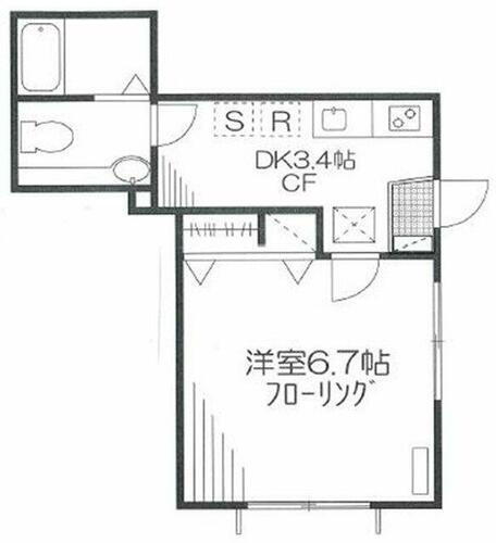 東京都中野区上鷺宮１丁目 鷺ノ宮駅 1DK マンション 賃貸物件詳細