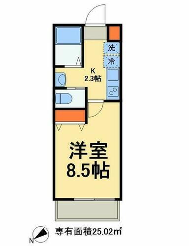 千葉県流山市流山８丁目 南流山駅 1K アパート 賃貸物件詳細