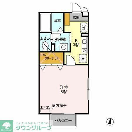 千葉県柏市西原４丁目 江戸川台駅 1K アパート 賃貸物件詳細