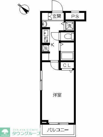 東京都世田谷区給田４丁目 千歳烏山駅 1K マンション 賃貸物件詳細