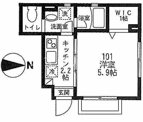東京都大田区大森西３丁目 大森町駅 1K アパート 賃貸物件詳細