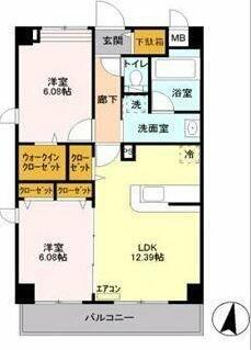 埼玉県戸田市本町１丁目 戸田公園駅 2LDK マンション 賃貸物件詳細