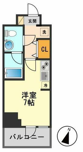 ＳＱＵＡＲＥＣＩＴＹＫＡＮＡＭＡＣＨＩ 7階 ワンルーム 賃貸物件詳細