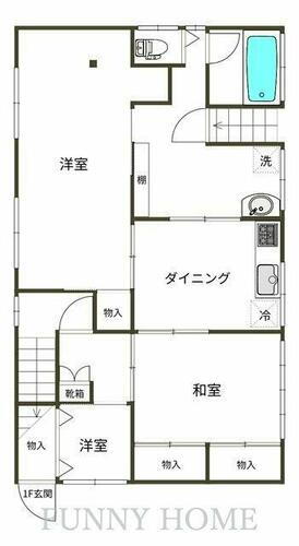 ラーデン中央町 2階 3DK 賃貸物件詳細