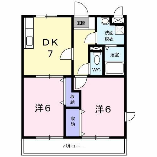 埼玉県さいたま市桜区大字下大久保 南与野駅 2DK アパート 賃貸物件詳細