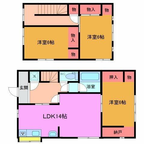 千葉県船橋市芝山６丁目 高根木戸駅 3LDK 一戸建て 賃貸物件詳細