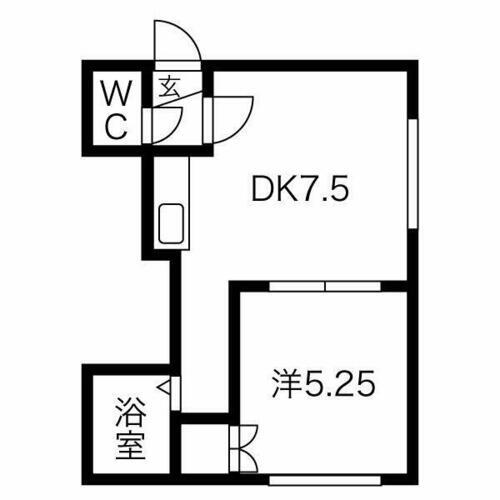 北海道札幌市北区北二十九条西１４丁目 新川駅 1DK アパート 賃貸物件詳細
