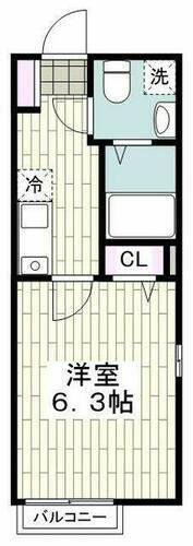 神奈川県横浜市港南区最戸１丁目 上大岡駅 1K アパート 賃貸物件詳細